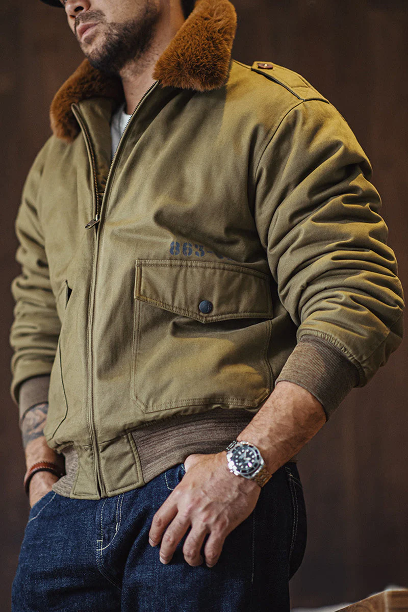 US Heritage B-10 Flight Jacket - Image 4